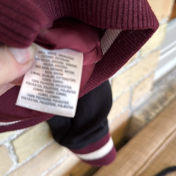 Anthropologie Elevenses Black Floral Embroidered Solstice Bomber Jacket - Picture 6 of 8